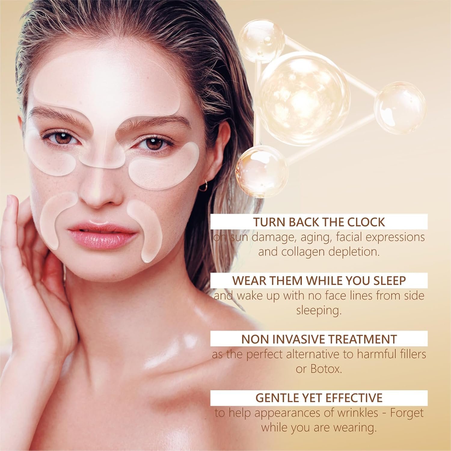 reusable silicone face patch set 6 wrinkle patches for overnight fine line & crease flattening forehead, under eye and smile lines repair reusable silicone face patch set 6 wrinkle patches for overnight fine line & crease flattening forehead, under eye and smile lines repair